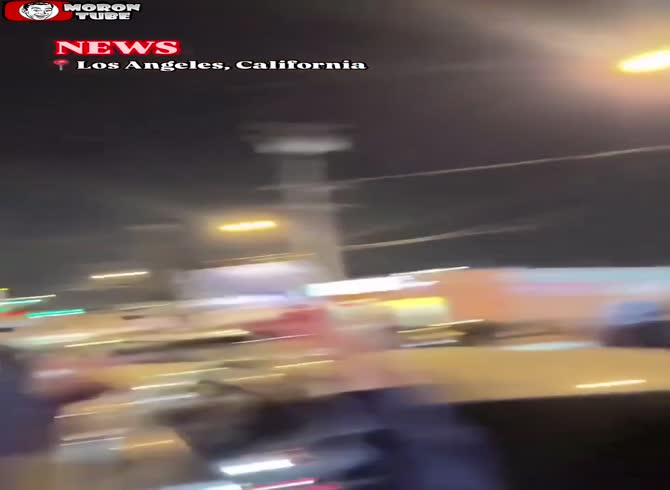 Video :Los Angeles's streets have truly descended into horror